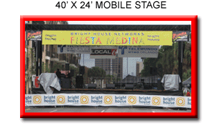 Mega Stage 40' x 24' Mobile Stage